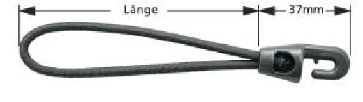 Gummi-Einbinder 35cm schwarz(komplett) VP=25St.