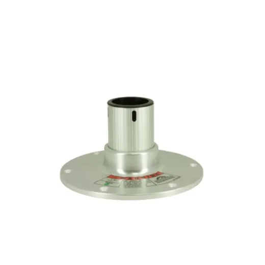 Allpa Regatta Stuhlbein 4,5; H=114mm; 360° Drehbar Mit Sperre, Fußplatte Ø229mm