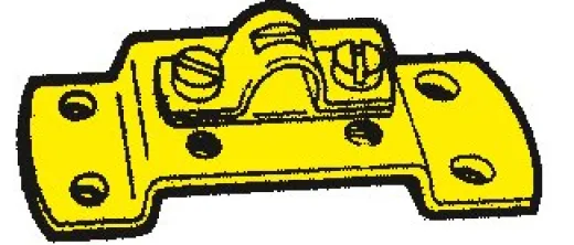Allpa Halterung Mit Montierter Kabelklemme (A314) Für Kabel Cc230, Cc330 & Ccx633