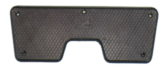 Heckspiegelschutzplatte (Innenseite), Schwarz