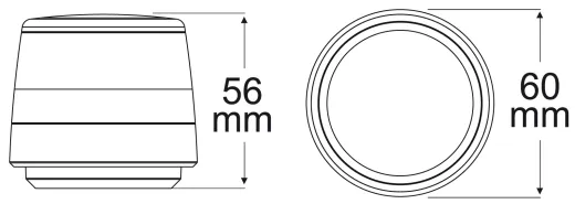 HELLA Ankerlaterne NaviLED 360 Compact Licht weiß, Kabel 8m, schwarz lose