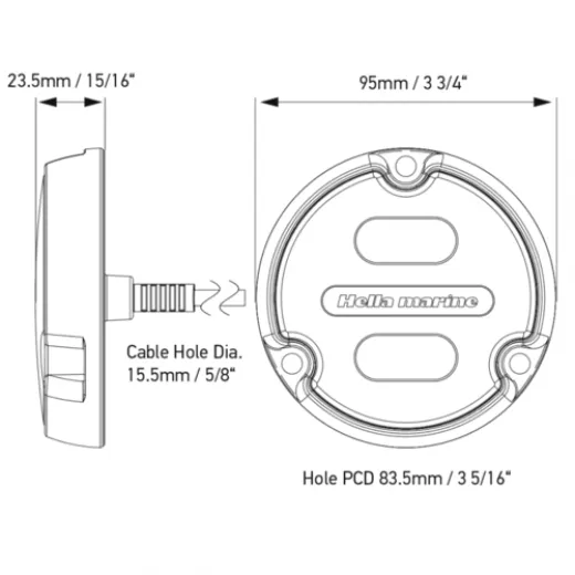 Hella Apelo A1 RGB anthrazit