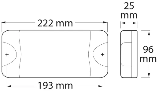 HELLA DuraLED 50LP (wide spread) 12/24V 222x96x25mm