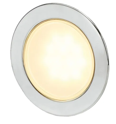 Hella Euroled 95, Gen 2, Niro Ring, Warmweiß, 95mm, Rund