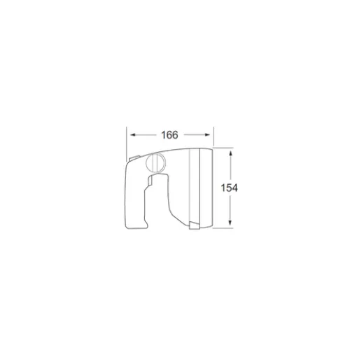 Hella Hand-Suchscheinwerfer 12V
