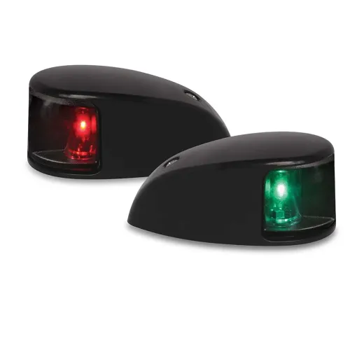 Hella NaviLED Compact Deckmount Navigation Light Pair (BB+SB, schwarz, hell, 2)
