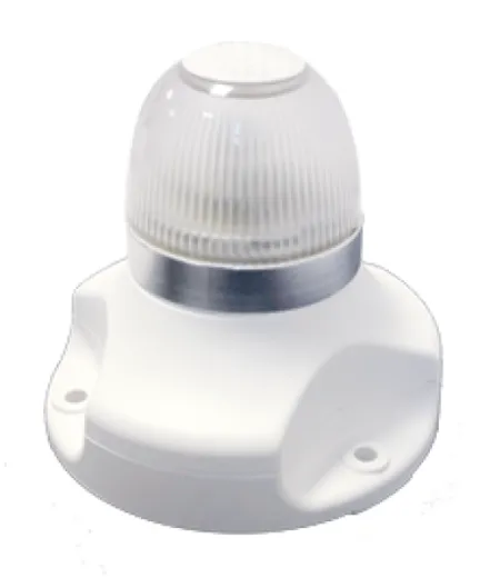 Hella Naviled Vollkreis, Rundumlicht Weiß, 9-33v, 360°, Bsh-2nm, Weißer Fuß, Ø90mm, H=83mm