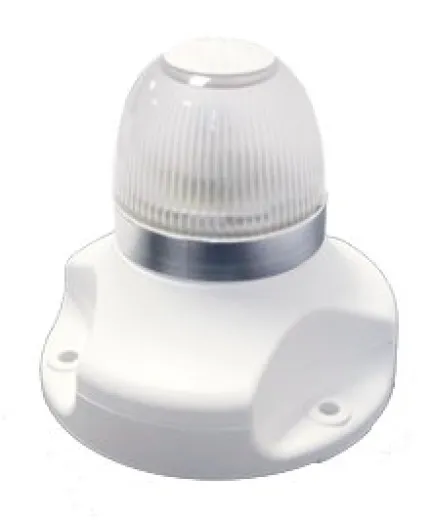 Hella Naviled Vollkreis, Rundumlicht Weiß, 9-33v, 360°, Bsh-2nm, Weißer Fuß, Ø90mm, H=83mm