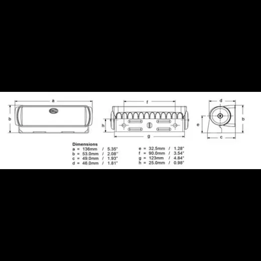 Hella Sea Hawk XLR LED Arbeitsscheinwerfer Spot