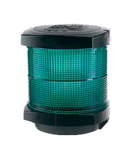 Hella Serie 2984 Signallaterne, 12v/25w, 360°, Bsh-2nm, Ip55, Schwarzes Gehäuse Mit Grüne Linse