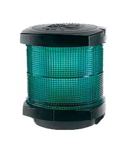 Hella Serie 2984 Signallaterne, 12v/25w, 360°, Bsh-2nm, Ip55, Schwarzes Gehäuse Mit Grüne Linse