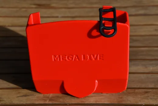 HUMMINBIRD TFA Geberschutzhülle für MEGA Live rot, Backbordseite