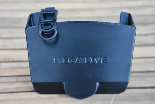 HUMMINBIRD TFA Geberschutzhülle für MEGA Live schwarz, Backbordseite