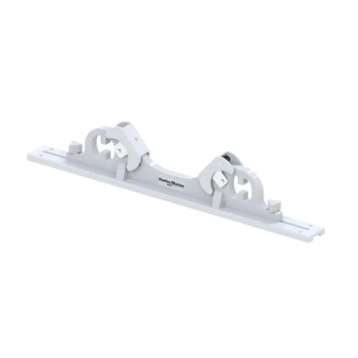Hurley Chocks White (Paar) Kpl. Mit Aluminium Rail System Zur Montage Auf Der Badeplattform
