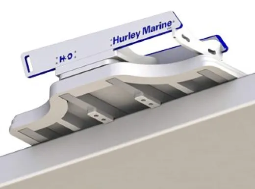 Hurley H3O Davit mit Elektrischer Winch - weiß