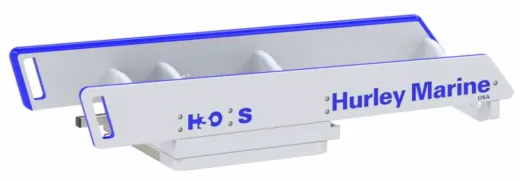 Hurley H3OS Davit w/electric Winch White