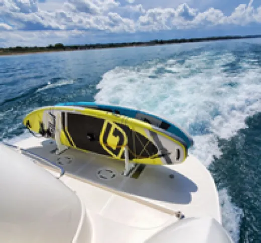 Hurley Sup Stand Up Paddleboard Rack (Holds 2 Sups + Paddles) - For Existing Rail Mount System