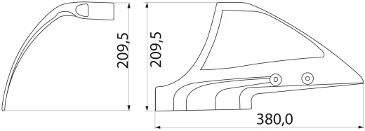 Hydrofoil Gr.2 (264x216mm)