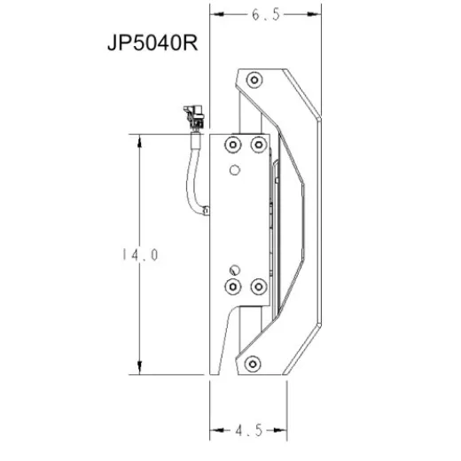 Seastar Elektr. Hydraulische Jack Plate Powerlift, 4 Setback