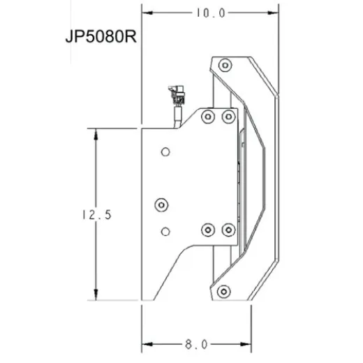 Seastar Elektr. Hydraulische Jack Plate Powerlift, 8 Setback