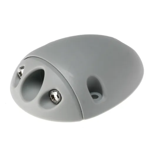 INDEX MARINE Doppel-Kabeldurchführung SE PA für 2 Kabel 3-6mm, grau