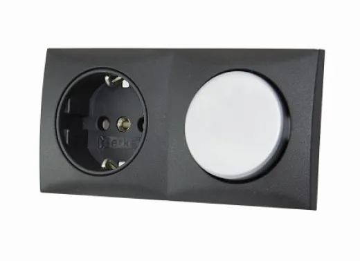 Integro FLOW 2-fach Rahmen anthrazit matt