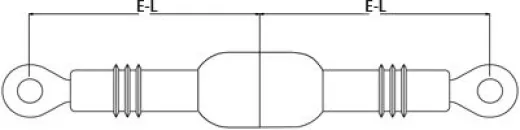 Isolator HiMod beidseitig Auge für 8mmØ