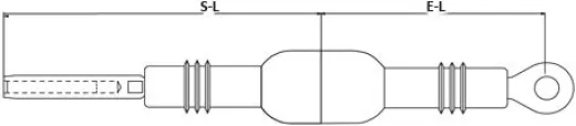 Isolator HiMod Walzterminal/Auge für 6mmØ