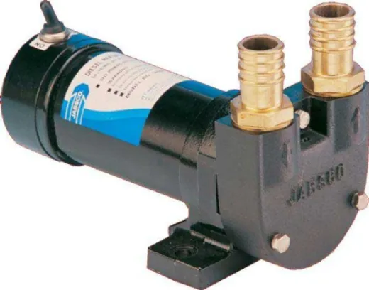 Jabsco Kraftstoffpumpe (12V/20A, 3/4", 50 l/min., 3 m, 23 x 13 x 15)
