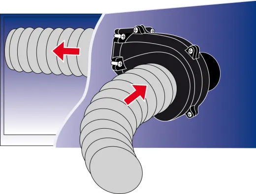 JABSCO Motorraumlüfter 24V/10A 100mm