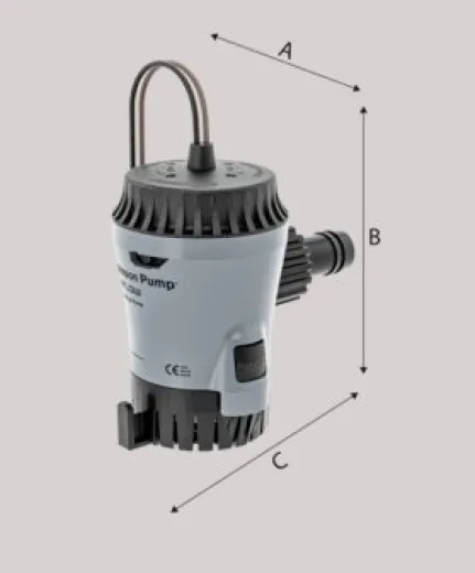 Johnson Aqua Void Kartuschen-Bilgepumpe 800 ghp, 12V