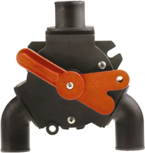 Johnson Pump 3-Wege-Ventil (Y) Für Fäkalien, 3x 1-1/2" (Ø38mm), 1x 1" (Ø25mm)