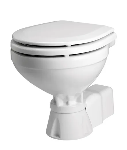 Johnson Pump Aquat Silent-Electric Toilette, 24v/7a, Kompakte Schüssel