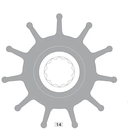 Johnson Pump Impeller 819b-9