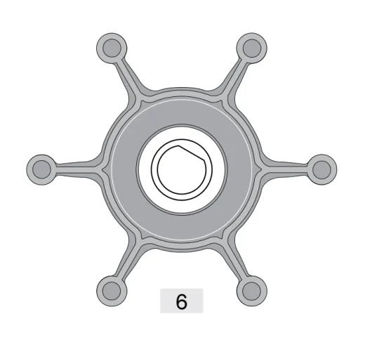 Johnson Pump Impeller 824p-1 Für F4b-11 (Ultra Ballast)