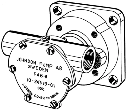 Johnson Pump Selbstansaugende Bronzene Kühlwasser-Impellerpumpe F4b-9