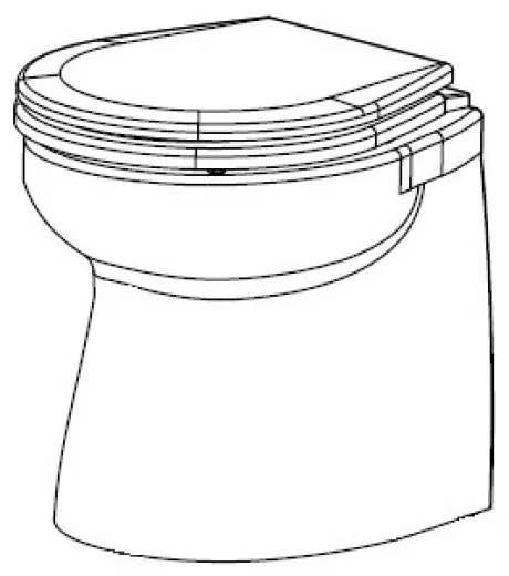 Johnson Pump Soft-Close Sitz/Deckel Für Silent-Electric Comfort