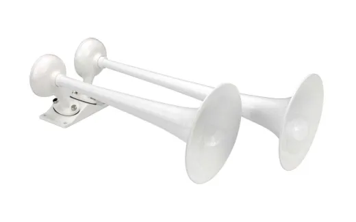 Kahlenberg Horn Typ D-0A - doppelt (weiß, Messing und gegossene Bronze, 576, 294, 185)