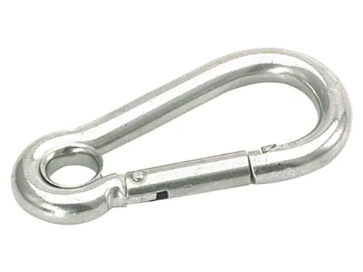 Karabinerhaken mit Auge 120mm Bulk
