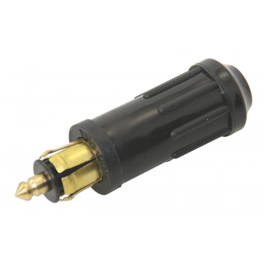 KFZ-Stecker 90° 12mm 12/24V max.16A für Kabel 2,5mm² 7,5mm