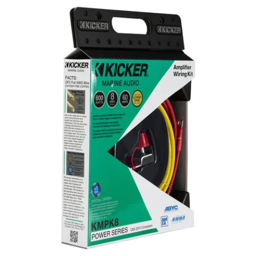 KICKER Marine Audio 8AWG Verstärker Kabel