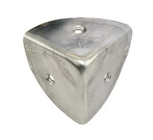 Kistenecke 36mm Kantenlänge Edelstahl matt