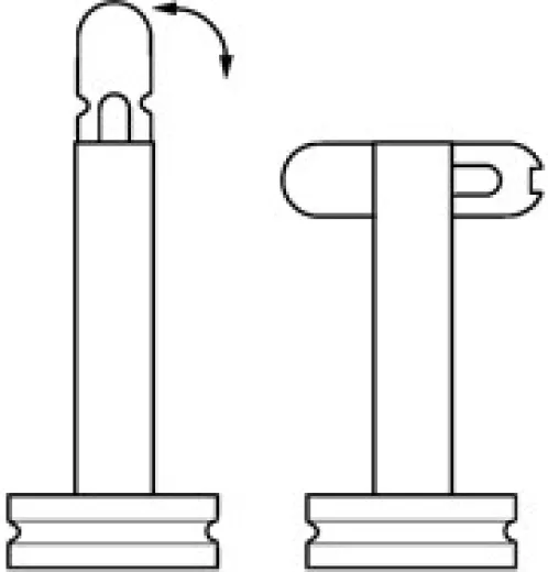 Klappnasenbolzen 10mm x 25mm Nutzlänge