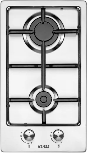 KLASS Kochfeld - Edelstahl (Edelstahl, 305 x 510 mm, 260 x 475 x 45 mm)