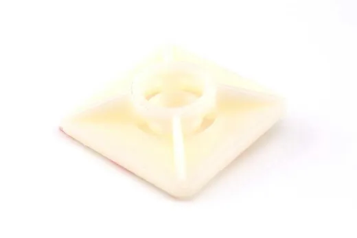 Klebesattel (27 mm, 27 mm, 100, weiß)