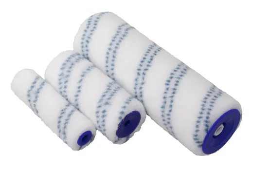 Kleinwalze Nylon Florhöhe 6mm weiß 10cm