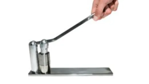 Knoblauchpresse aus Alu & Edelstahl