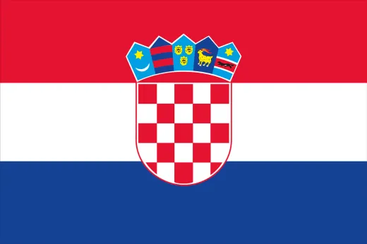 Kroatische Flagge 30x45cm