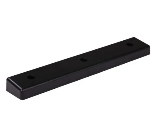 Kunstoffhalter für Alu-Boden schwarz
