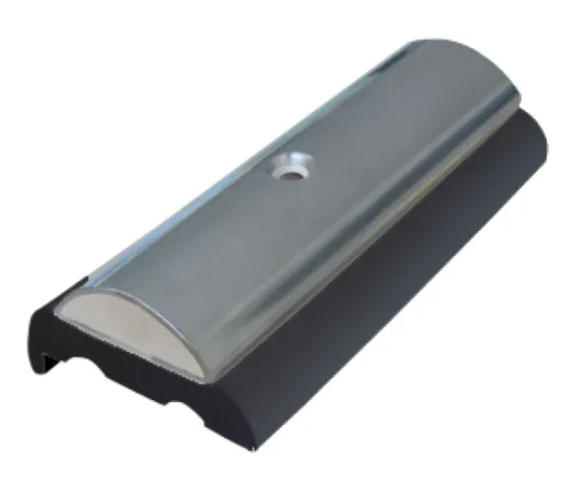 Kunststof basisprofiel hoog voor Sphaera 25, minimale order 12m, zwart